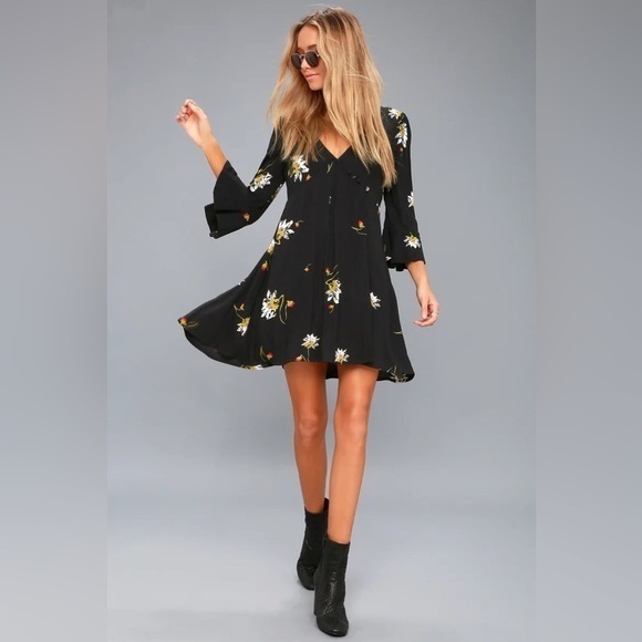 Free People Time On My Side Mini Dress - Picture 1 of 6